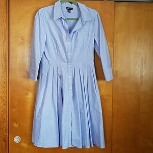 Never worn pale blue linen dress